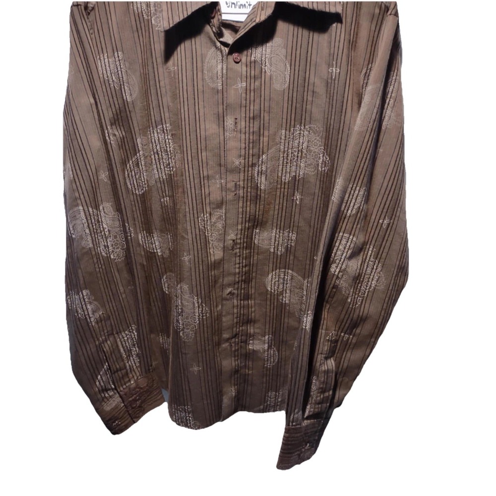 191 Unlimited Collared Shirt Men's Casual Button Down Size Large C58 - Picture 2 of 7